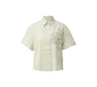 Blouse rayÃ©e en coton avec broderie et paillettes femme s.Oliver Vert 38