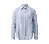 Blouse rayÃ©e en lin mÃ©langÃ© avec poche poitrine femme s.Oliver Bleu 44