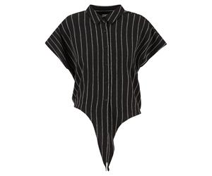 Blouse rayÃ© femme Urban Classics Structured Noir 3XL