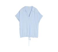 Blouse rayé à manches courtes femme Tom Tailor Bleu 44