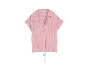 Blouse rayé à manches courtes femme Tom Tailor Rose 46