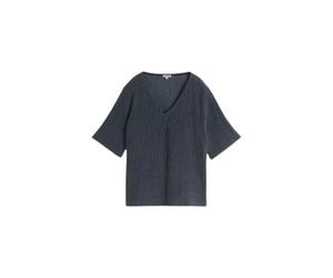 Blouse rayé structuré femme Tom Tailor Bleu M