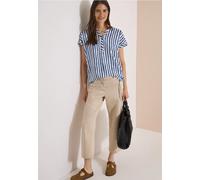 Blouse rayée à épaules tombantes