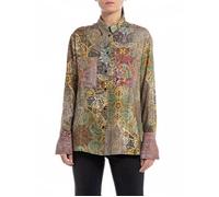 Blouse - REPLAY - W2121 - Multicolore - Femme - 100% Viscose XS