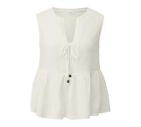 Blouse sans manches Ã la coupe dÃ©contractÃ©e avec dÃ©tail de nÅud femme s.Oliver Beige 38