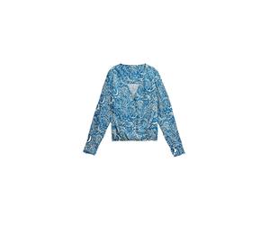 Blouse satinée avec motif femme Salsa Jeans Bleu M