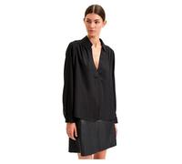 Blouse - SelectedFemme - Slflina Ls Top Noos - Noir - Manches longues - Taille 42 40