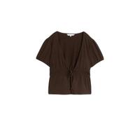 Blouse structurÃ© bolÃ©ro femme Tom Tailor Denim Marron XL