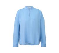 Blouse structurÃ©e en mÃ©lange de viscose, coupe dÃ©contractÃ©e femme s.Oliver Bleu 46