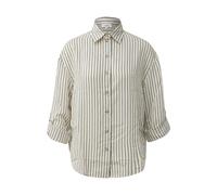 Blouse structurÃ©e en viscose mÃ©langÃ©e avec turn-up femme s.Oliver Beige 50