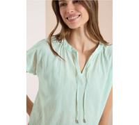 Blouse structurée à épaules tombantes