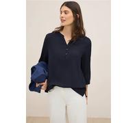Blouse structurée en couleur unie