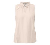 Blouse tunique brodÃ©e femme QS Regular Fit Beige 44