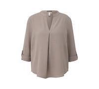 Blouse tunique femme QS Regular Fit Marron 32