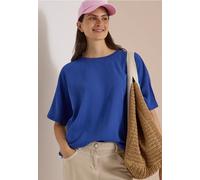 Blouse unie à épaules tombantes