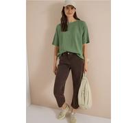 Blouse unie à épaules tombantes