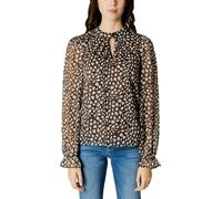Blouse Vila imprimé léopard noir : Taille - 36 Taille : 36