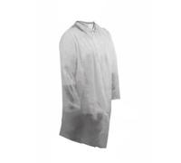 Blouse visiteur Blanche non-tissé 100% polypropylène fermeture à boutons, 2 poches taille unique