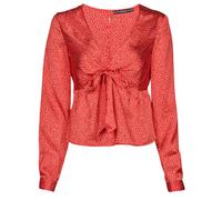 Blouses femmes Guess NEW LS GWEN TOP Rouge EU XS