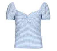 Blouses femmes Guess SS LAZIZE KNOT TOP Blanc EU L