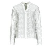 Blouses femmes Only ONLCARMEN FR L/S 3D EMB SHIRT Blanc EU S