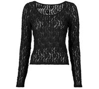 Blouses femmes Vero Moda VMFLORA LS 2-WAY LACE Noir EU S
