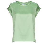 Blouses femmes Vila VIELLETTE S/S SATIN Vert FR 42