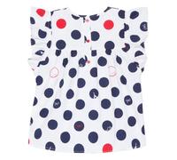 Blouses filles Lili Gaufrette POUSSI Blanc 10 ans
