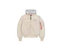 Alpha Industries MA-1 TT Hood Cold Weather Veste bombers pour homme Taille XS - Beige