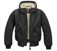 Brandit Veste CWU mi-saison à capuche Noir Homme 4XL