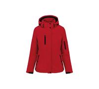 Blouson à capuche softshell doublée femme Kariban Rouge L