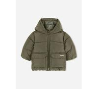 Blouson à capuche vert 24M(86CM)