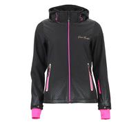 Blouson à capuche zippé contrecolle polaire femme Peak Mountain Softshell L