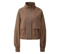 Blouson à carreaux col montant, fermeture zippée femme COMMA Marron 42