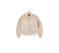 ALPHA INDUSTRIES Veste mi-saison beige / gris foncé / orange, Taille XXXL