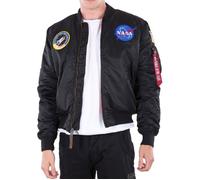 Blouson - Alpha Industries - Noir - Nylon - Doublure orange - Homme XS