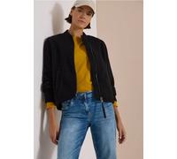 Blouson aspect laine à fermeture zip