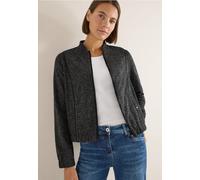 Cecil 2117362 Blouson avec Ourlet élastique, Noir, XL Femme