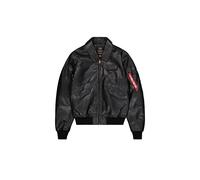 Alpha Industries Cwu 45/p Leather Jacket Noir L Homme