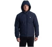 Blouson aviateur pour homme avec capuche US40125003-Bleu marine S