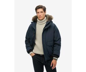 Blouson aviateur Superdry Everest Faux à capuche bleu marine - XL