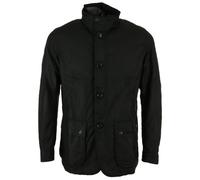 Blouson Barbour Century Wax - Homme - Noir - Doublure en tartan et capuche amovible L