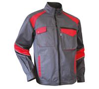 Blouson LMA COLZA gris / rouge - 204721
