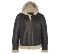 Blouson bombardier à capuche Schott Marron M