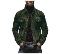 Blouson bomber cuir Vestes Mi Saison des années 70 Blousons d'aviateur motard Manteaus en doudoune coton col montant poches chic Style universitaire pour grande taille hommes