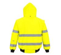 Blouson Bomber Portwest HiVis 3en1 - Jaune Fluo L