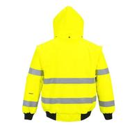 Blouson Bomber Portwest HiVis 3en1 Jaune Fluo L