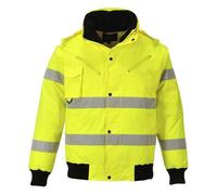 Blouson Bomber Portwest HiVis 3en1 Jaune Fluo M
