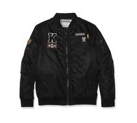 Blouson Bombers - Kaporal - Nekky - Noir - Enfant - Patch légèrement ouaté 14 ans