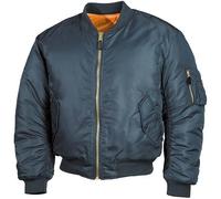 Blouson Bombers - MFH - MA1 - Bleu Pétrole - Imperméable - Coupe-vent - Taille standard M